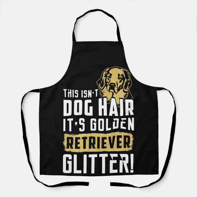 Das ist kein Hundehaar. Es ist der goldene Retriev Schürze (Vorderseite)