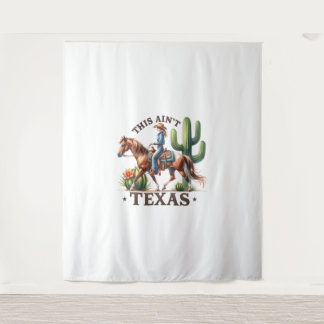Das ist kein Texas Cowgirl Horse Wandteppich