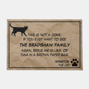 Das ist keine Joke Cat Doormat Fußmatte