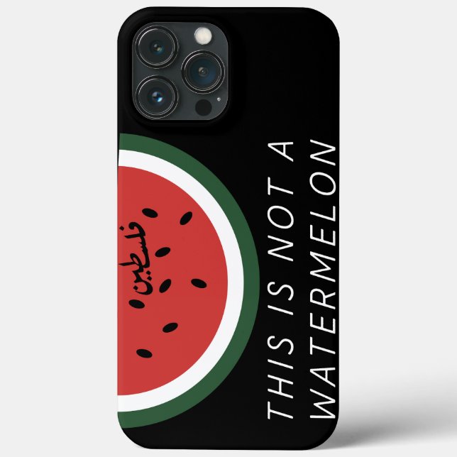 Das ist keine Wassermelone in Palästina Case-Mate iPhone Hülle (Rückseite)