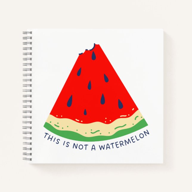 Das ist keine Wassermelone Notizbuch (Vorderseite)