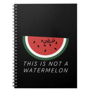 Das ist keine Wassermelone - Palästina-Wassermelon Notizblock