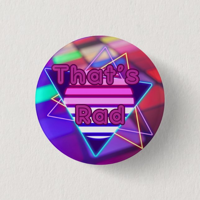 "Das ist Krass" 80er Disco Button Abzeichen (Vorderseite)