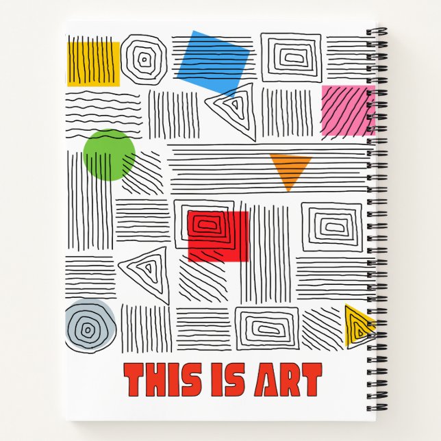 DAS IST KUNST NOTIZBUCH (Rückseite)