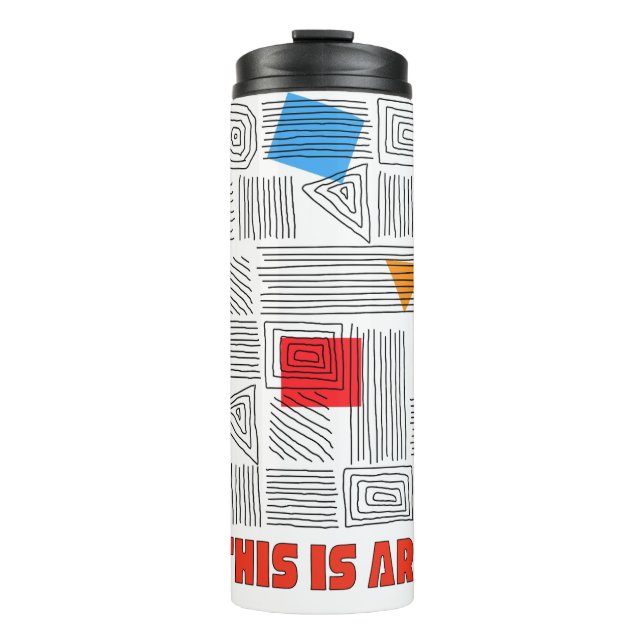 DAS IST KUNST THERMOSBECHER (Vorderseite)