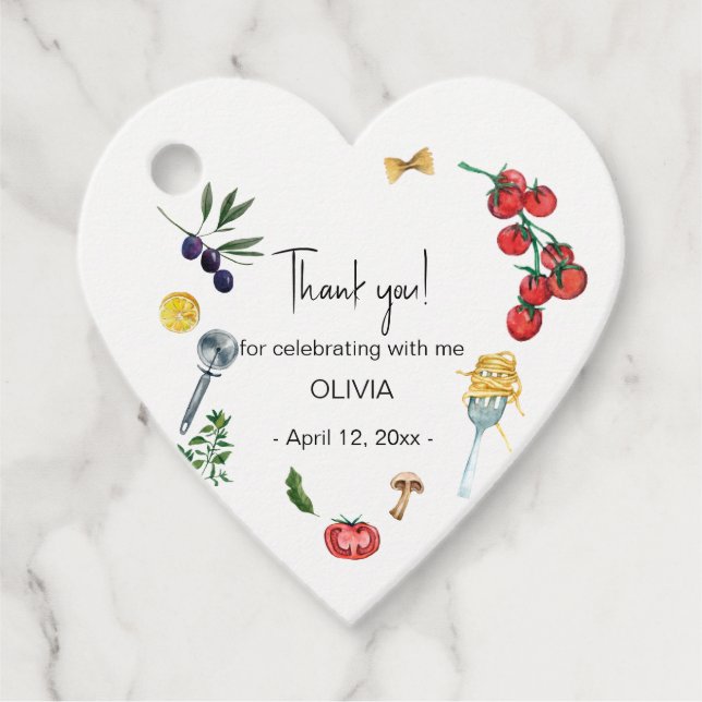 Das ist mehr italienisches Party danke dir Gutes T Geschenkanhänger (Vorderseite)