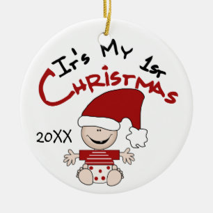 Das ist mein 1. Weihnachtsgeschenk Keramik Ornament