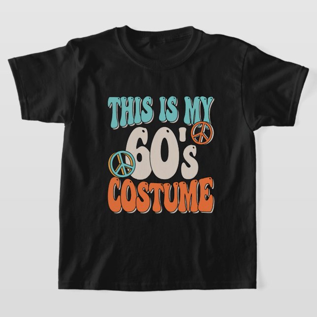 Das ist mein 60er Kostüm Peace 60er Party Outfit G T-Shirt (Ablage )