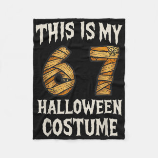 Das ist mein 67 Halloween-Kostümdesign für Kinder Fleecedecke