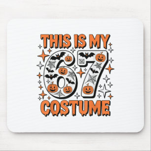 Das ist mein 67 Kostüm 6 7 Meme Gen Alpha Hallowee Mousepad