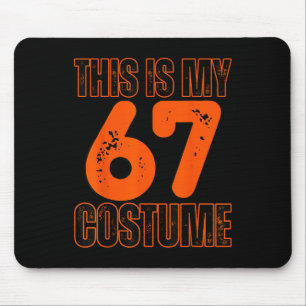 Das ist mein 67 Kostüm lustiger Meme Jungen Kinder Mousepad
