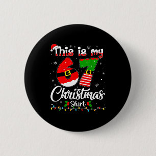 Das ist mein 67 Weihnachts-Pyjama Lustiges Xmas 6 Button
