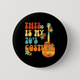 Das ist mein 70er Costume Fun Groovy Peace Hallowe Button