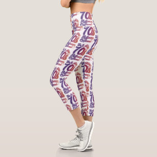 Das ist mein 70er-Jahre-Kostüm Halloween Vintage-T Capri Leggings
