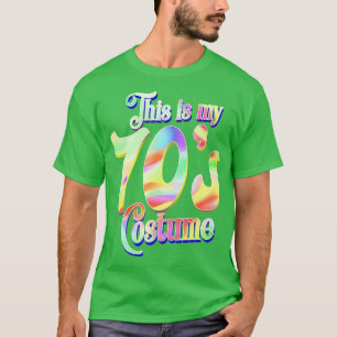 Das ist mein 70er-Jahre-Kostüm-T-Shirt-gigapixel-s T-Shirt