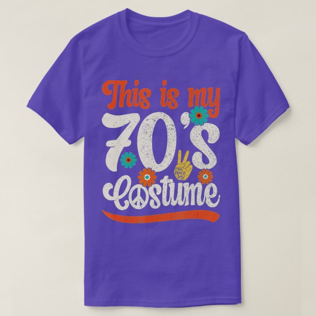 Das ist mein 70er-Kostüm, 70er-Outfit für Damen un T-Shirt (Design vorne)