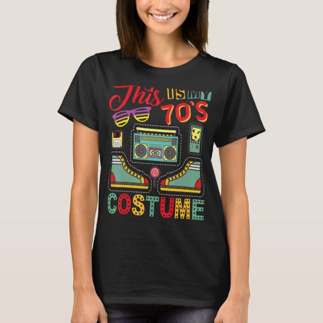 Das ist mein 70er Kostüm der 1970er Jahre Retro-Vi T-Shirt (Vorderseite)