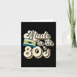 DAS IST MEIN 80er COSTUME Extravagant Dress Party Karte