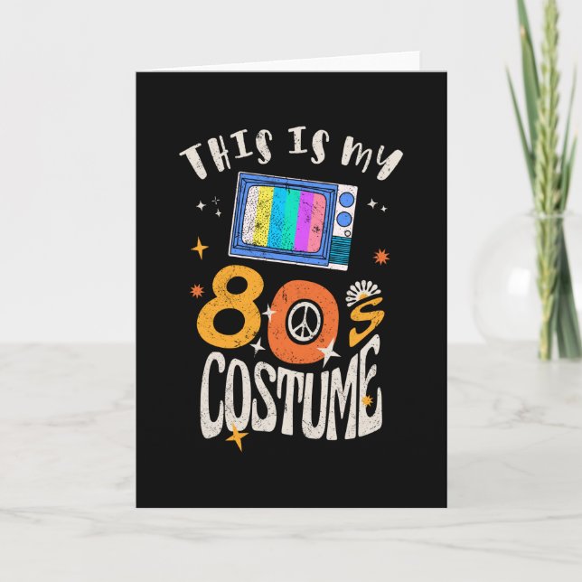 Das ist mein 80er Costume Grunge-Effekt Karte (Vorderseite)