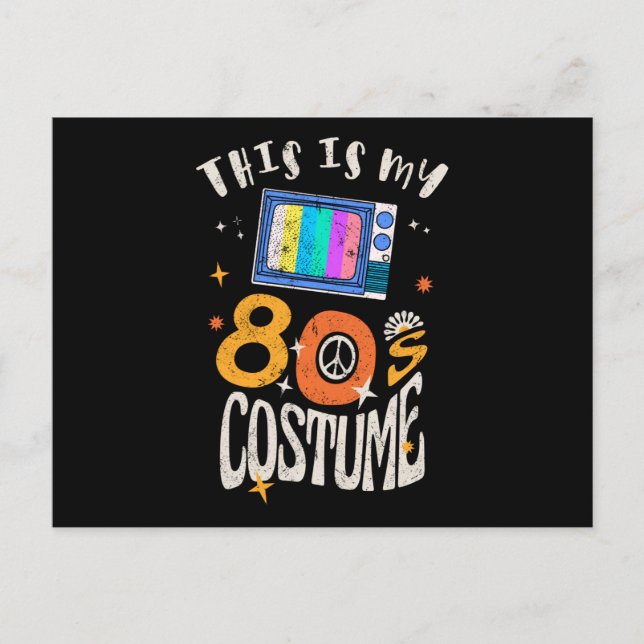 Das ist mein 80er Costume Grunge-Effekt Postkarte (Vorderseite)