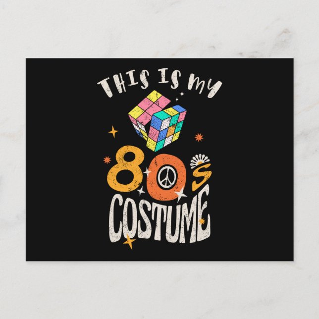 Das ist mein 80er Costume Grunge-Effekt Postkarte (Vorderseite)