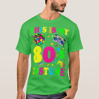 Das ist mein 80er Costume Outfit Geschenke Achten T-Shirt