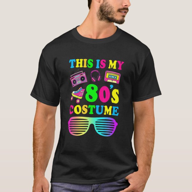 Das ist mein 80er-Kostüm für Damen und Herren, son T-Shirt (Vorderseite)