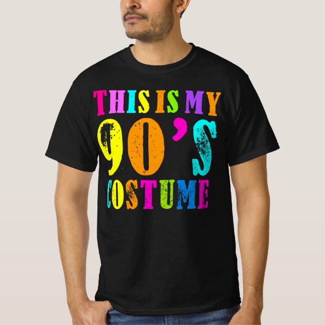 Das ist mein 90er-Kostüm - Vibe Retro Party Outfit T-Shirt (Vorderseite)