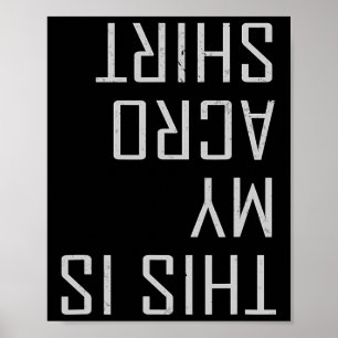 Das ist mein Acro-Shirt Lustiges Acro-Yoga Acroyog Poster