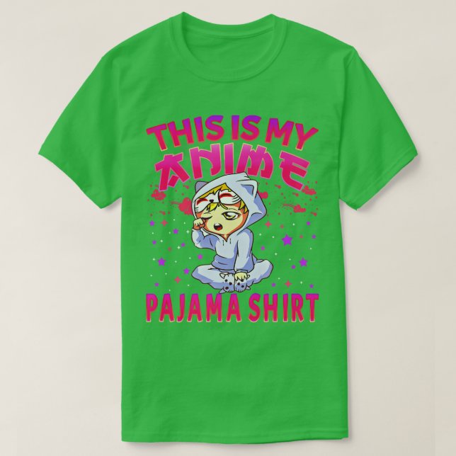 Das ist mein Anime Pajama Shirt Women Otaku Pajama (Design vorne)