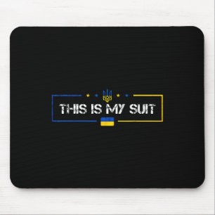 Das ist mein Anzug Ukraine Ukrainisch Mousepad