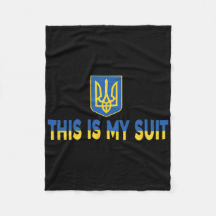 Das ist mein Anzug Unterstützt ukrainischen Anzug Fleecedecke