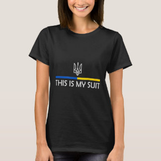 Das ist mein Anzug Unterstützt Zelensky Ukrainisch T-Shirt