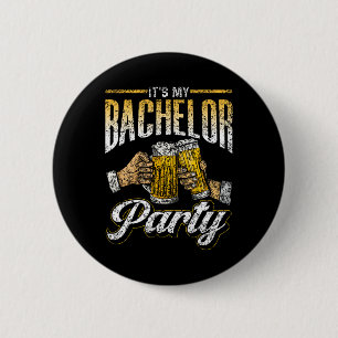 Das ist mein Bachelor Party Bride Groom Team 1 Button