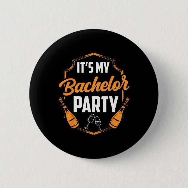 Das ist mein Bachelor Party Bride Groom Team Button (Vorderseite)