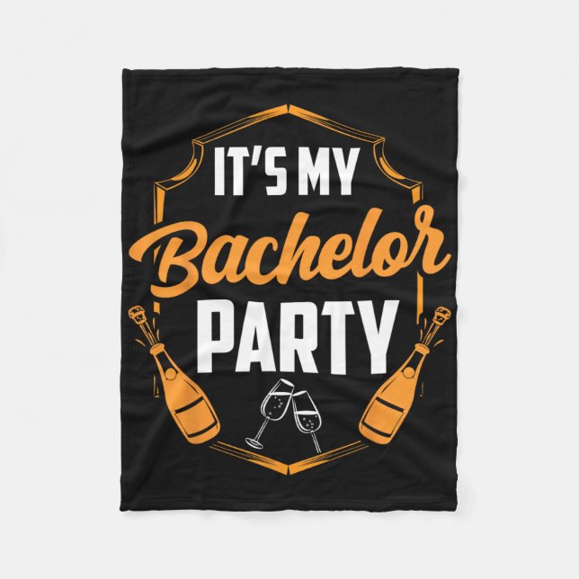 Das ist mein Bachelor Party Bride Groom Team Fleecedecke (Vorderseite)