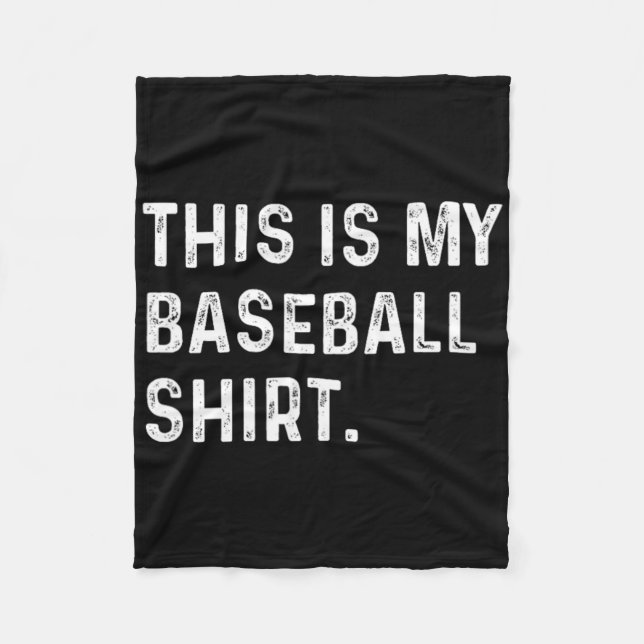 Das ist mein Baseball-Shirt - Pitcher Catcher Mama Fleecedecke (Vorderseite)