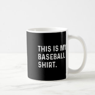 Das ist mein Baseball-Shirt - Pitcher Catcher Mama Kaffeetasse