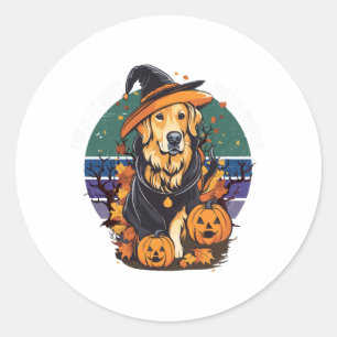 Das ist mein beängstigender Hundedad-Kostüm Hallow Runder Aufkleber