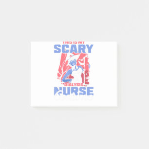 Das ist mein Beängstigendes Dialysis Nurse Costume Post-it Klebezettel