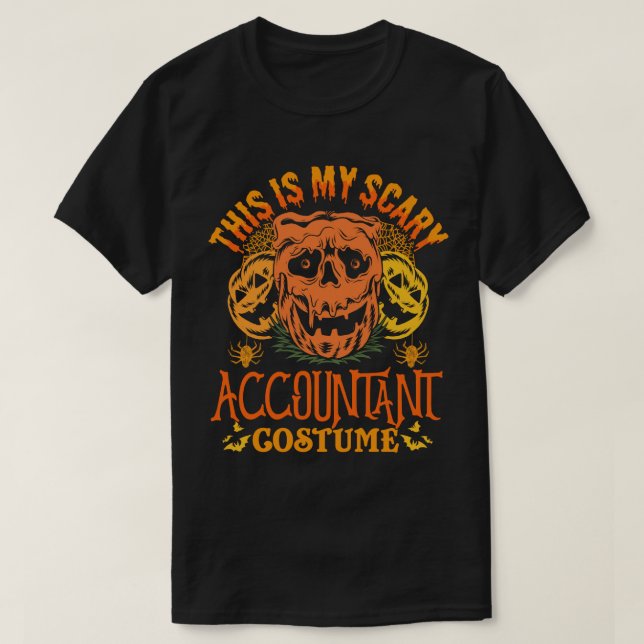 Das ist mein Beängstigendes Kostüm Halloween T-Shirt (Design vorne)