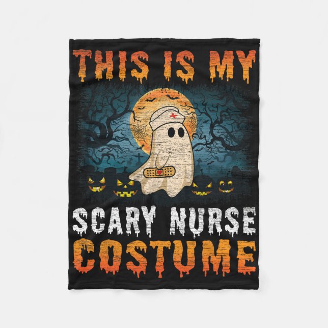 Das ist mein Beängstigendes Kostüm Spaß Halloween  Fleecedecke (Vorderseite)