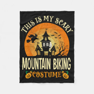 Das ist mein Beängstigendes Mountainbike-Kostüm Ha Fleecedecke