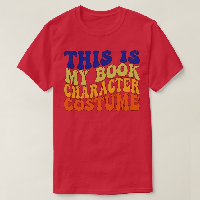 Das ist mein Buchcharakter T-Shirt (Design vorne)
