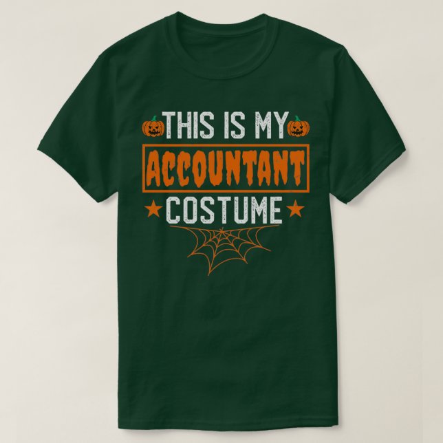 Das ist mein Buchhalterkostüm Funny Halloween Acco T-Shirt (Design vorne)