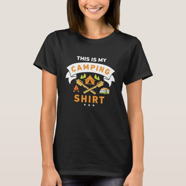 Das ist mein Camping Shirt Funny Camper (Vorderseite)