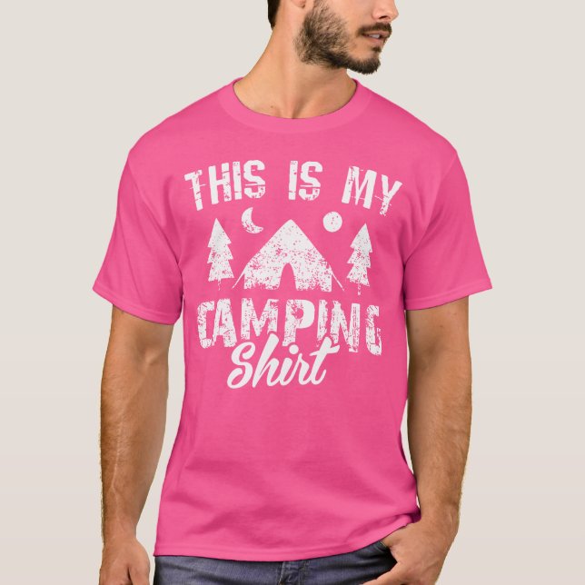 Das ist mein Camping Shirt - Vintages Camping (Vorderseite)