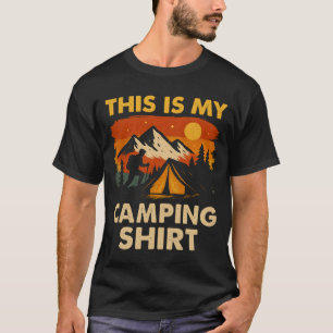 Das ist mein Camping-Shirt Wandern Lagerfeuer Camp T-Shirt