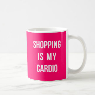 Das ist mein Cardio auf Hot Pink. Kaffeetasse