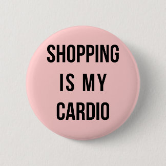 Das ist mein Cardio in Rosa. Button